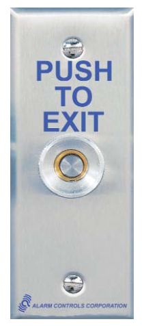 Alarm Controls ALARMCONTROLS - Push To Exit Button Pneumatic Timer ...
